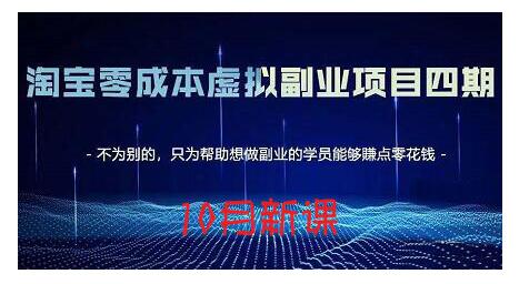 淘宝蓝海虚拟项目4.0，让你最大化15-20天内起店和快速实操-星璨学社