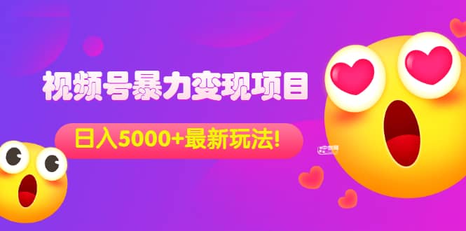 外面收费699的视频号暴力变现项目，日入5000 ，简单易操作当天见效果-星璨学社