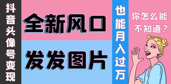 抖音头像号变现0基础教程-星璨学社