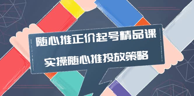 随心推正价起号精品课，实操随心推投放策略（5节课-价值298）-星璨学社