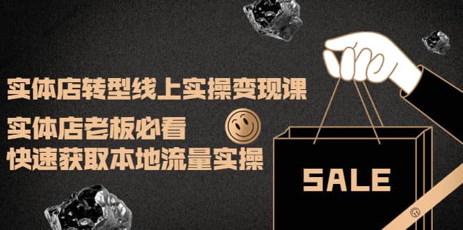 实体店转型线上实操变现课：实体店老板必看，快速获取本地流量实操-星璨学社