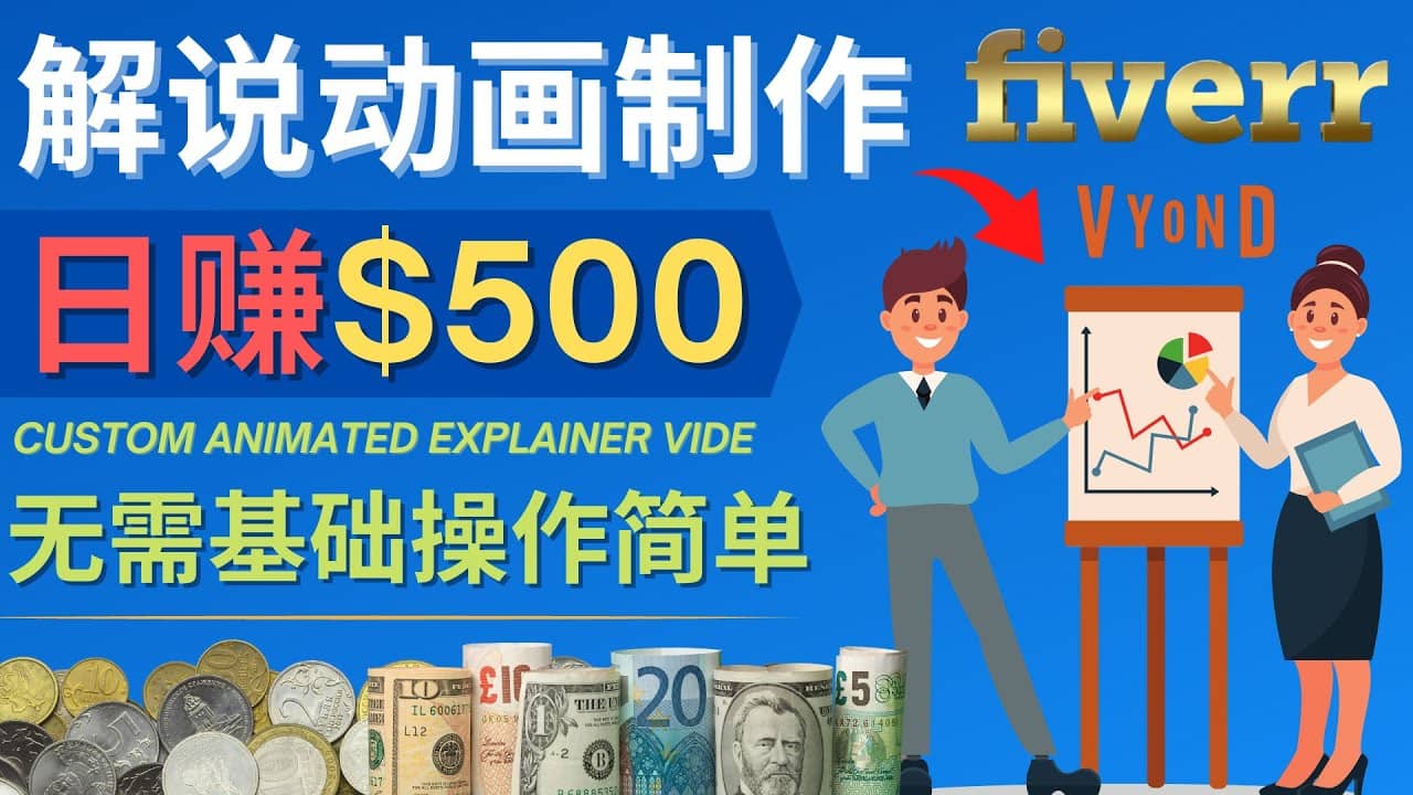 制作解说类动画视频（Animated Explainer）日赚500美元以上 – 0基础可操作-星璨学社