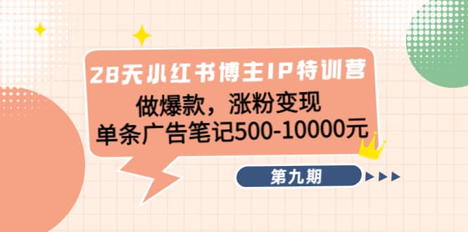 28天小红书博主IP特训营《第9期》-星璨学社