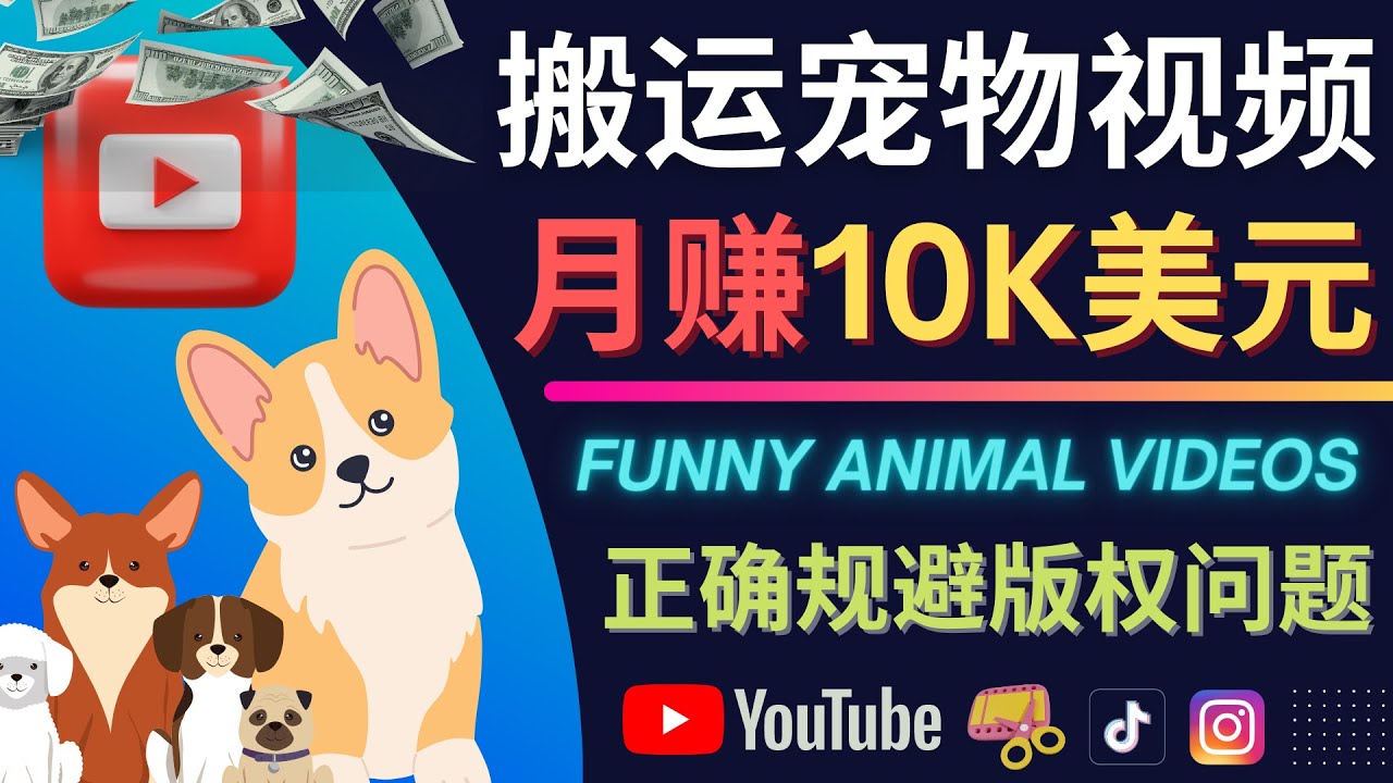 搬运TIKTOK视频到YouTube，并进行二次创作，月赚1万美元以上-星璨学社