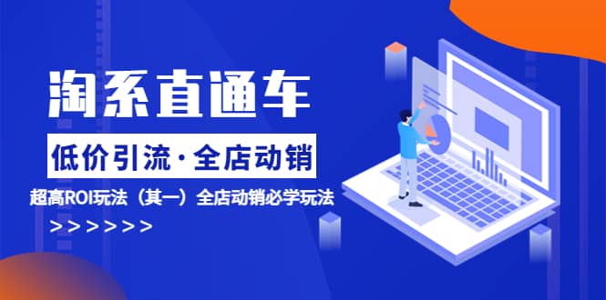 淘系直通车《低价·引流 全店·动销》超高ROI玩法（其一）全店动销必学玩法-星璨学社