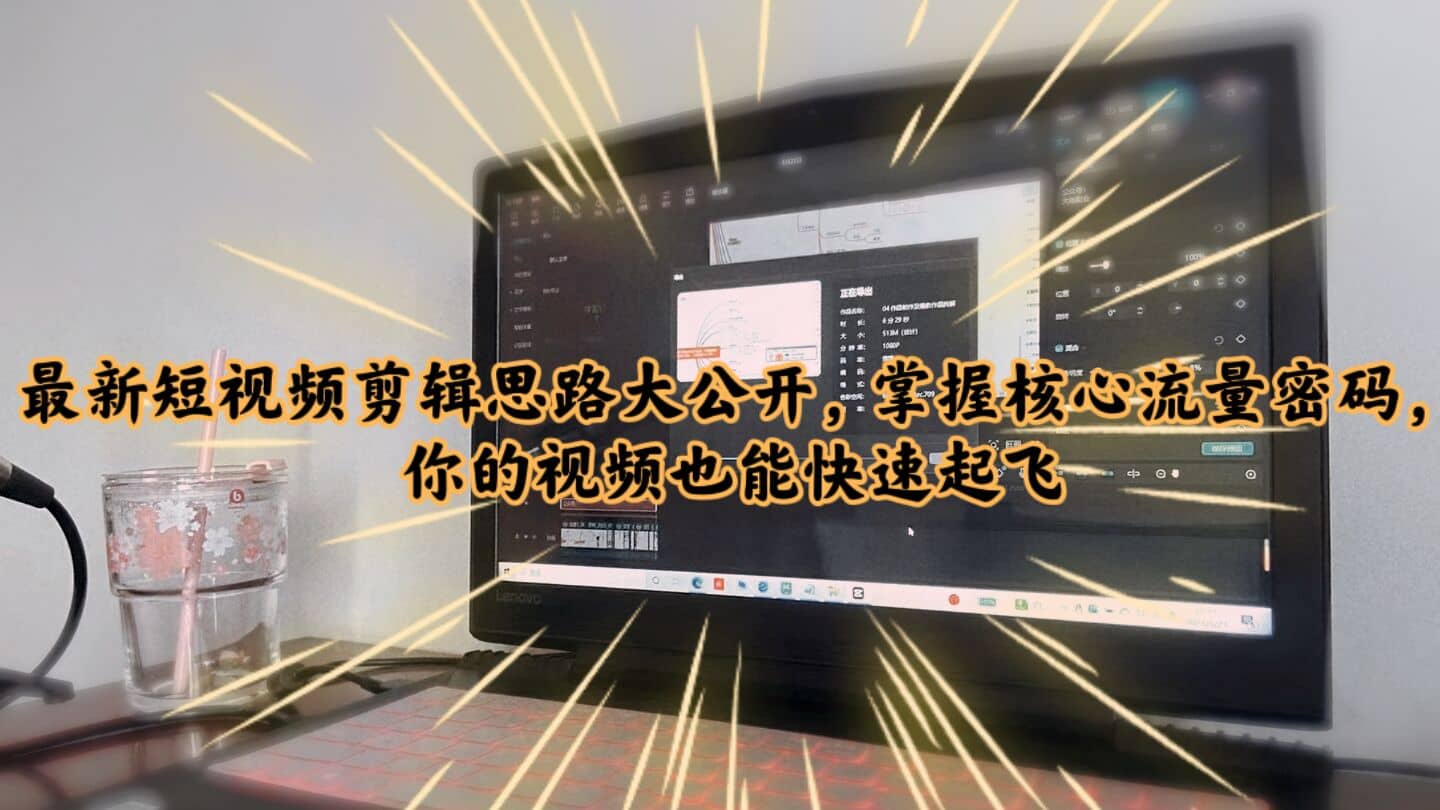 最新短视频剪辑思路大公开，掌握核心流量密码，你的视频也能快速起飞-星璨学社