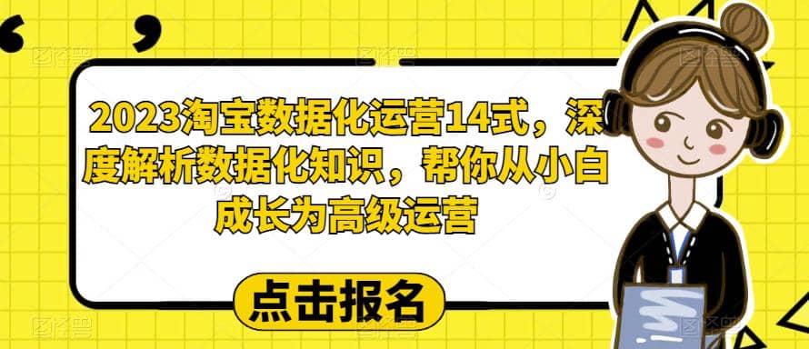 2023淘宝数据化-运营 14式，深度解析数据化知识，帮你从小白成长为高级运营-星璨学社
