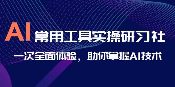 AI-常用工具实操研习社，一次全面体验，助你掌握AI技术-星璨学社