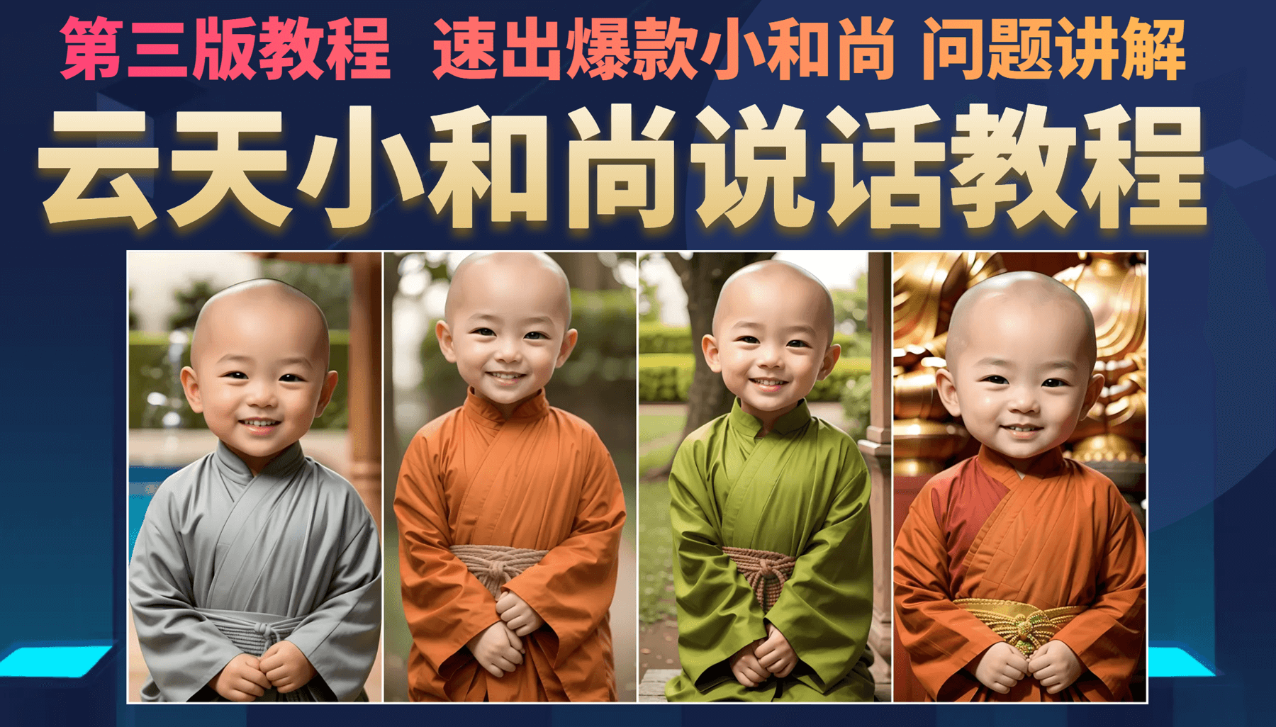 云天小和尚会说话，7天万粉（第3版教程）-星璨学社
