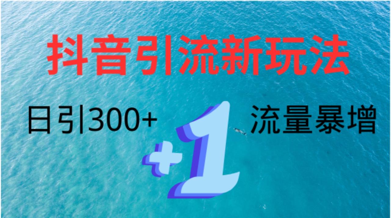 创业粉高效引流，抖音工具号玩法4.0，日引300+-星璨学社