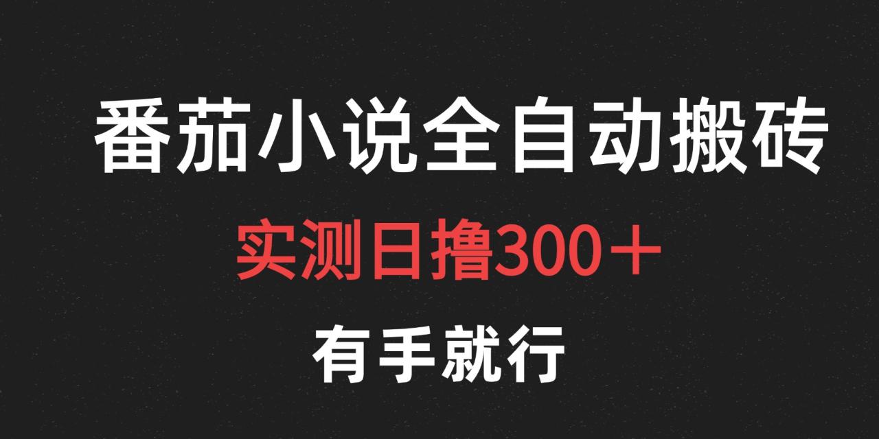 图片[1]-最新番茄小说挂机搬砖，日撸300＋！有手就行，可矩阵放大-星璨学社