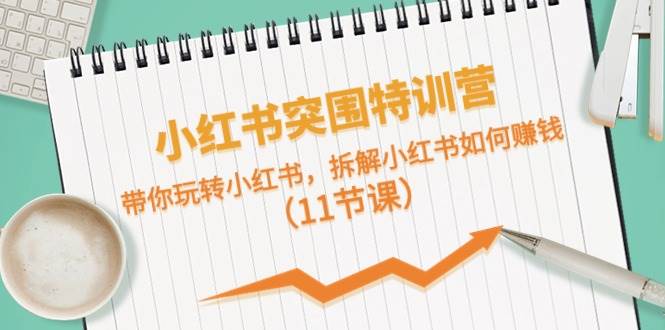 小红书突围特训营，带你玩转小红书，拆解小红书如何赚钱（11节课）-星璨学社