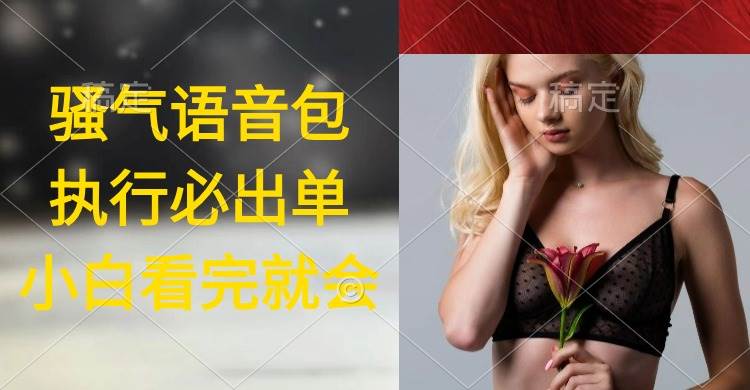 图片[1]-执行就出单，日入2000+，超火骚气语音包，小白看完课程就能马上实操-星璨学社