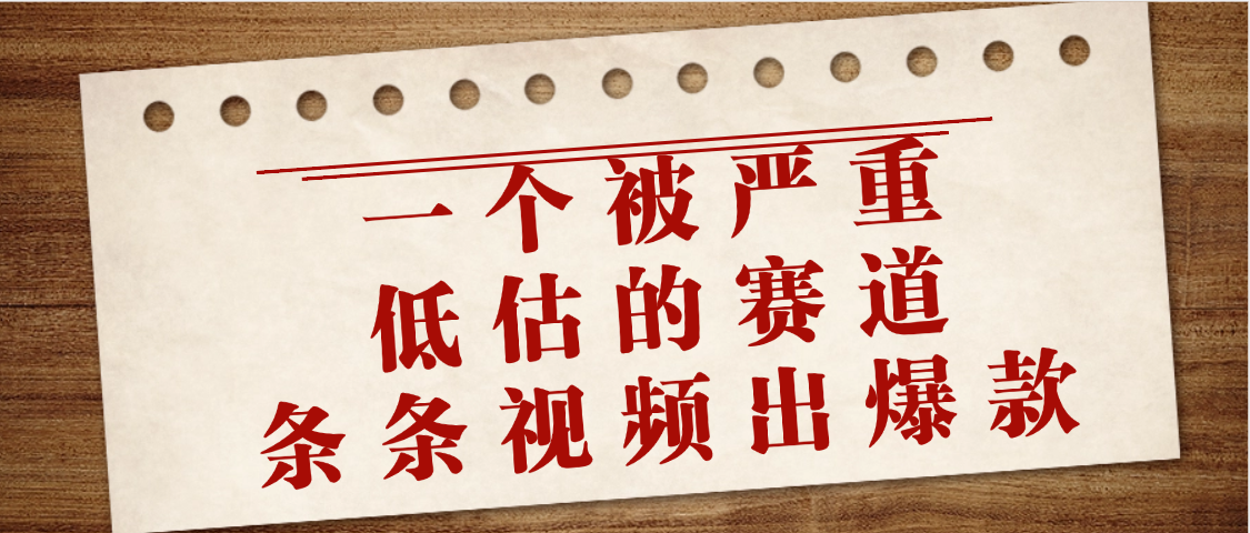 一个被严重低估的赛道，条条视频出爆款，一个月变现3万+-星璨学社