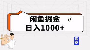 闲鱼暴力掘金项目，轻松日入1000+-星璨学社