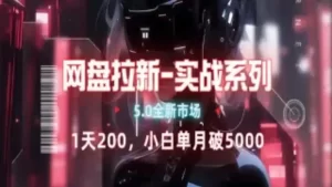 网盘拉新注册渠道和拉新步骤+细节技巧-星璨学社