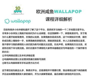 wallapop整套详细闭环流程：最稳定封号率低的一个操作账号的办法-星璨学社