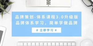 品牌策划-体系课程3.0升级版，品牌体系学习，简单学做品牌（高清无水印）-星璨学社