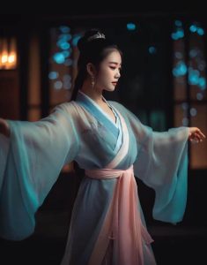 Midjourney关键词-AI生成中国风古装汉服美女人像提示关键词-星璨学社