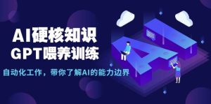 AI硬核知识-GPT喂养训练，自动化工作，带你了解AI的能力边界（10节课）-星璨学社