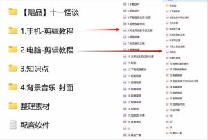 奇闻异事怪谈完整教程，可做中视频，播放量超高，点赞巨给力（教程+素材）-星璨学社