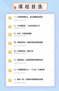 高级感 剪辑+流量思维：用流量思维剪辑出有温度/有质感/有流量/能变现视频-星璨学社