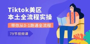 Tiktok-美区本土全流程实操课，带你从0-1跑通全流程（79节课）-星璨学社