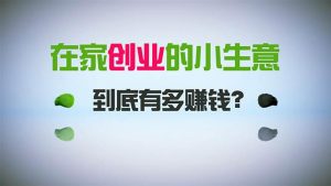在家创业，日引300+创业粉，一年收入30万，闷声发财的小生意，比打工强-星璨学社