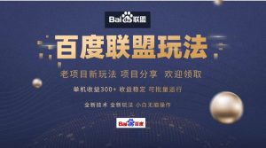 百度联盟 单机300+课程分享 欢迎领取  全新技术 全新玩法  小白可无脑操作！-星璨学社