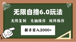 年底项目无限撸6.0新玩法，单机一小时18块，无脑批量操作日入2000+-星璨学社