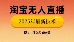 淘宝无人直播带货9.0，最新技术，日入1000+，无违规封号，当天播，当天见收益【揭秘】-星璨学社