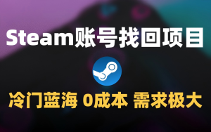 冷门0成本项目：代申诉Steam被盗账号-星璨学社